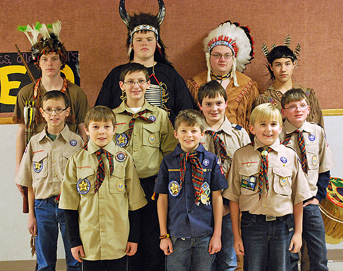 Front row, left to right: Kaden Simson, Christian Gafner, Nick Maier Middle row, left to right: Joshua Hodkiewicz, Wyatt Treinen, Zack Degnan, Ben Staehle Back row, left to right: Austin Smith, Garrett Kerl, Zach Waldschmidt, Eli Foy
